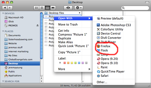 open file with browser