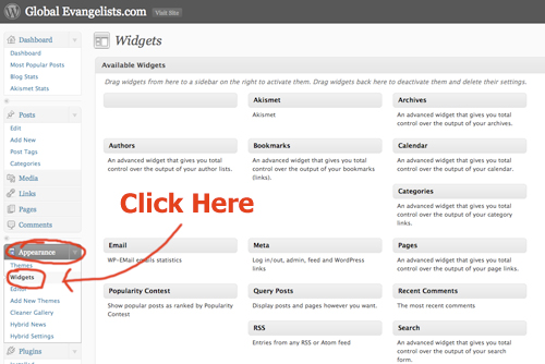 click-on-widgets