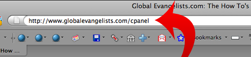 Type Cpanel In The Address Bar