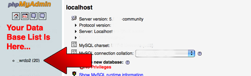Choose The Database