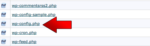 Click On WP-Config